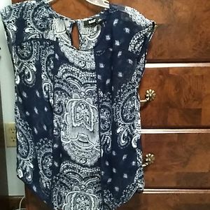 a.n.a sheer sleevless top